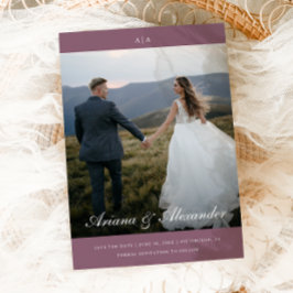 Reserve A Data Casamento de Fotografias com Script Elegante Cláss