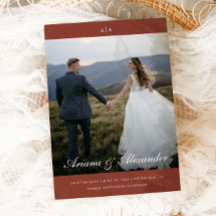 Casamento de Fotografias com Script Elegante Cláss