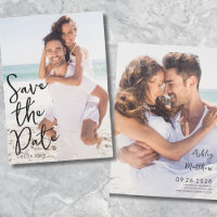 Casamento de Fotografias com Script Elegante Simpl