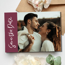 Reserve A Data Casamento de Fotografias Contemporâneas Romântica