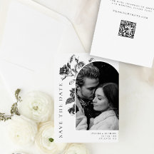 Casamento de Fotografias de Toile Floral Preto e B