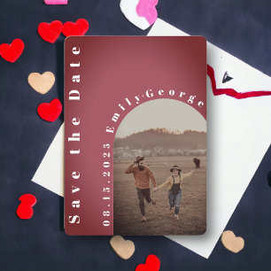 Reserve A Data Casamento de Fotografias do Arco Romântico Moderno