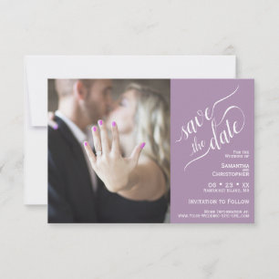 Reserve A Data Casamento de Fotografias do Painel Lavanda 2
