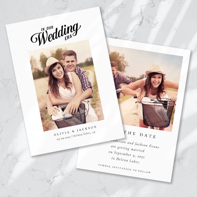 Reserve A Data Casamento de Fotografias Modernas com Script de Ca (Criador carregado)