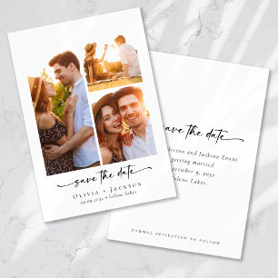 Reserve A Data Casamento de Fotografias Modernas com Script de Ca