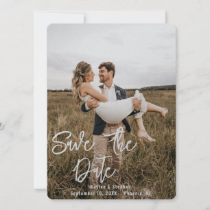 Reserve A Data Casamento de Fotografias Personalizadas de Script