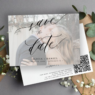 Reserve A Data Casamento de fotos com código QR legado