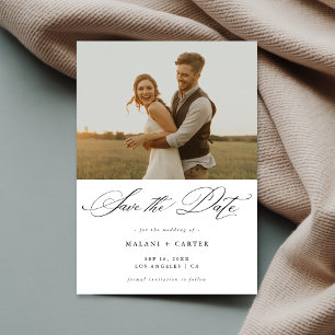Reserve A Data Casamento de Fotos Russo do Script de Tendy Chic R