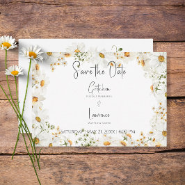 Reserve A Data Casamento de Frame de Daisy Russo Moderno