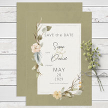 Casamento de Frame Floral de Boho Seco