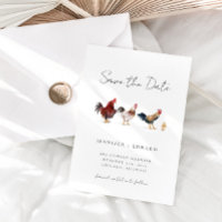 Casamento De Frango Da Fazenda Rústica Salve A Dat