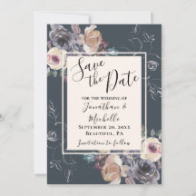 Casamento de fundo da Marinho Floral da Cinza Eleg