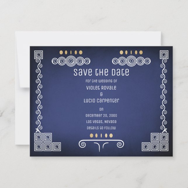 Reserve A Data Casamento de Geek de Jogador (Frente)