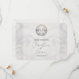 Reserve A Data Casamento De Golfinho De Branca Moderna Salva O Ca