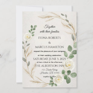 Reserve A Data Casamento de Grass de Boho Russo Clássico