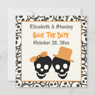 Reserve A Data Casamento de Halloween salve a data