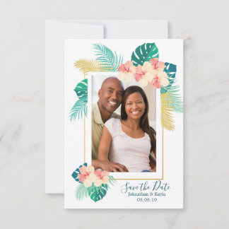 Reserve A Data Casamento de Hibiscus Dourado no Havaí Salve a Dat