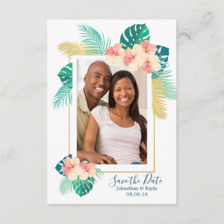 Reserve A Data Casamento de Hibiscus Dourado no Havaí Salve a Dat