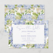Casamento de Hydrangea Branco Azul Periwinkle