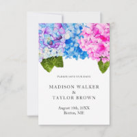 Casamento de Hydrangea Floral com Cor Azul-Rosa-Ch
