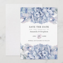 Reserve A Data Casamento de Hydrangeas Azul