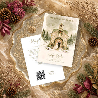 Reserve A Data Casamento de Igreja Rústica com Neve no Natal TLW2