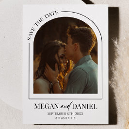Reserve A Data Casamento de Imagens Personalizadas do Arch Modern