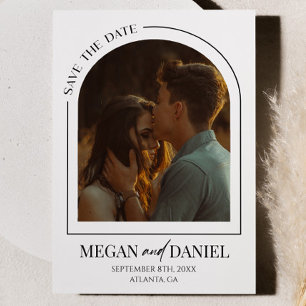 Reserve A Data Casamento de Imagens Personalizadas do Arch Modern