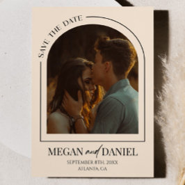 Reserve A Data Casamento de Imagens Personalizadas do Arco bege M