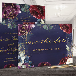 Reserve A Data Casamento De Jardim Dourado Do Burgundy Salva A Da