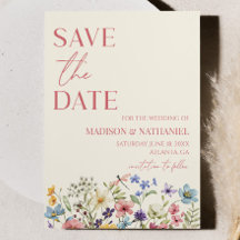 Casamento de Jardins Florais de Flores Selvagens