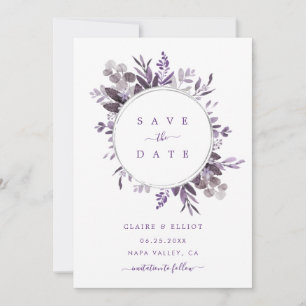 Reserve A Data Casamento de lavanda Botânica
