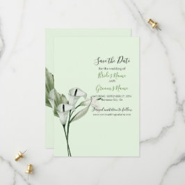 Reserve A Data Casamento de Lírios de Cala Brancos Elegantes Mode