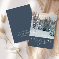 Casamento de Manchas de Neve da Woodland Woodland 