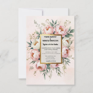 Reserve A Data Casamento de marfim rosa roxo com boho esmagador
