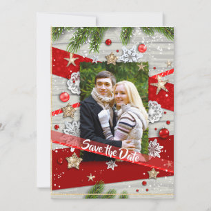 Reserve A Data Casamento de Natal Salvar a Data