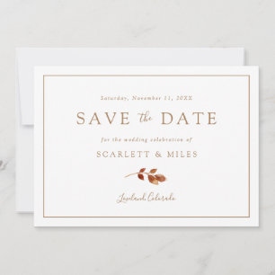 Reserve A Data Casamento de Outono