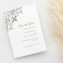 Casamento de Padrão da Regência Francesa Verde Fle