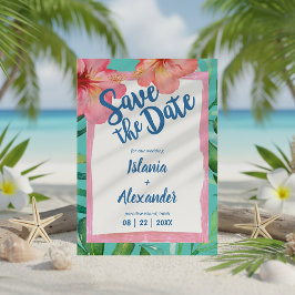 Reserve A Data Casamento de Palm de Hibiscus Island Tropical