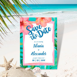 Reserve A Data Casamento de Palm de Hibiscus Island Tropical