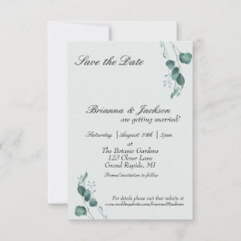Reserve A Data Casamento de Pastel Sage Green Eucalyptus