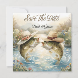 Reserve A Data Casamento de Pesca no Texas - Salve a Data
