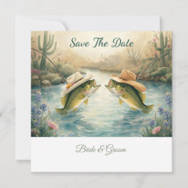 Reserve A Data Casamento de Pesca no Texas - Salve a Data