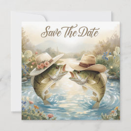 Reserve A Data Casamento de Pesca no Texas - Salve a Data