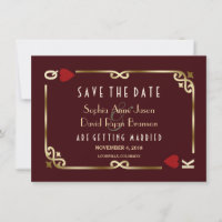 Casamento de Pôquer no Cassino Gold Deep Burgundy