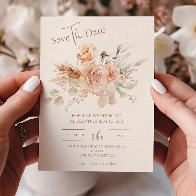 Reserve A Data Casamento de Prados de Flor Selvagem Whimsical (Criador carregado)