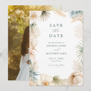 Reserve A Data Casamento de Praia com Foto à Beira-Mar Elegante 
