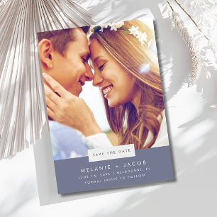 Reserve A Data Casamento de praia de foto mínima Salve a data