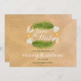 Reserve A Data Casamento de praia Tropical Wreath Sandy