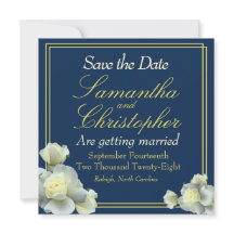 Casamento de Rosa Branca com Roda Azul-Dourada, Ma